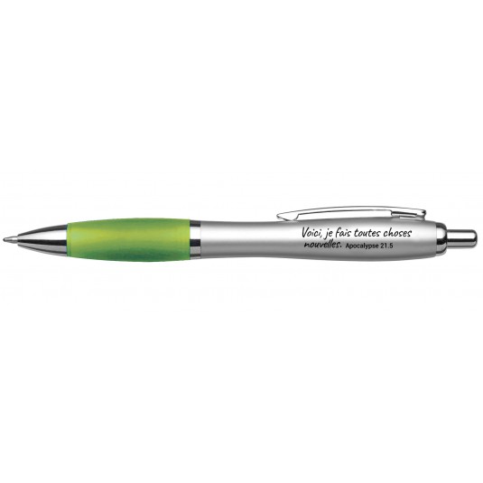 Stylo à bille Mot d'ordre 2026, vert