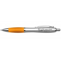 Stylo à bille Mot d'ordre 2026, orange
