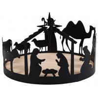 Plateau décoratif crèche