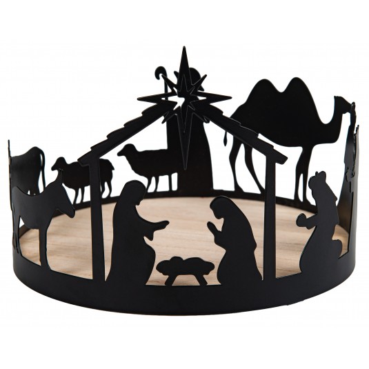 Plateau décoratif Crèche