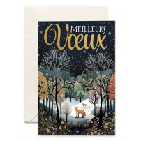 Carnet Mv Forêt et animaux en hiver