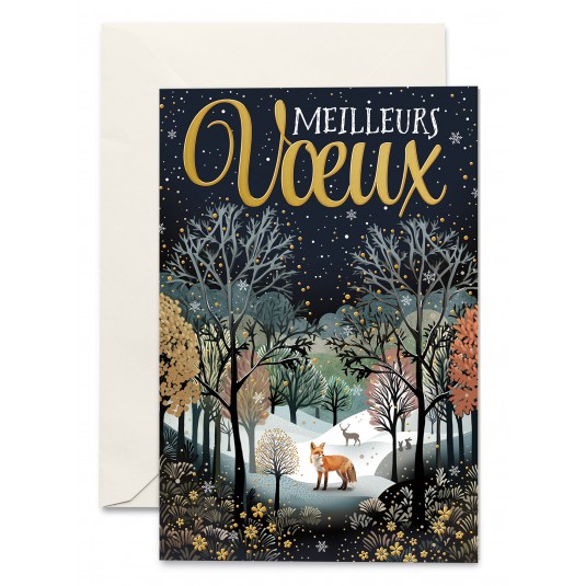 Carnet Mv Forêt et animaux en hiver