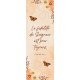 Signet Fleurs et papillons sur fond aquarelle