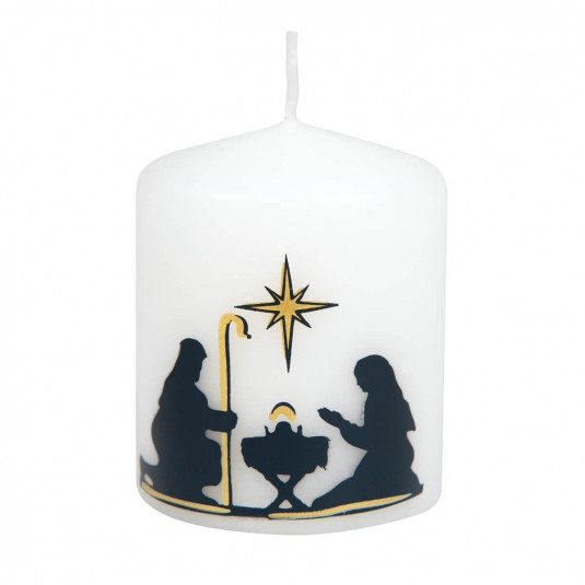 Petite bougie crèche design moderne