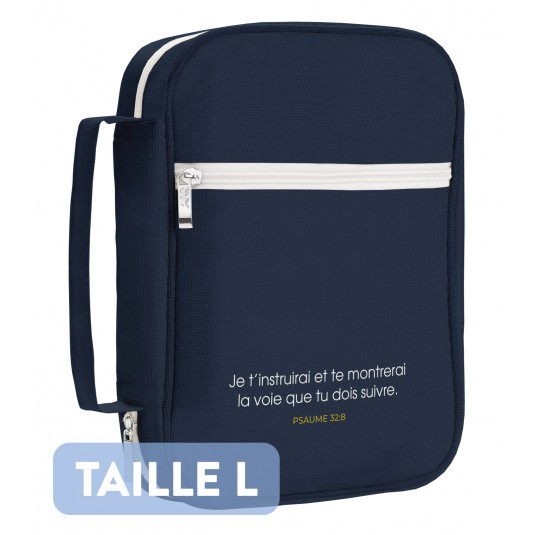 Housse pour Bible large "Je t'instruirai et te montrerai..."