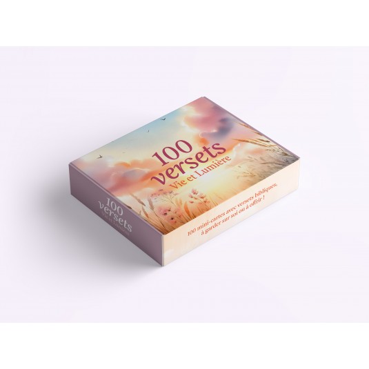 Lot de 100 mini-cartes Vie et Lumière