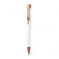 Stylo aluminium Aurore blanc