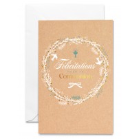 Carnet Couronne florale, colombes et coupe