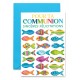 Carnet Communion Poissons colorés