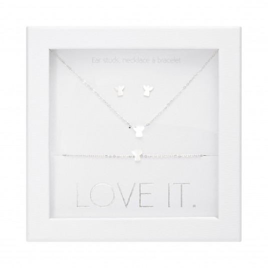 Coffret de bijoux &laquo;&nbsp;Ange gardien&nbsp;&raquo;, 3 pi&egrave;ces