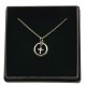 Collier « Croix dans un anneau » en argent