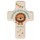 Mini-croix en bois "Lion"