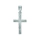 Pendentif croix, argent sterling 925