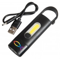 Lampe torche rechargeable avec mousqueton