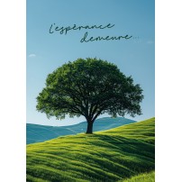 Carte Arbre sur le flanc d'une colline