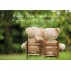 Carte Citation Deux oursons en peluche se tiennent compagnie