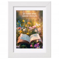 Mini-cadre d&eacute;co - Je t'aime d'un amour &eacute;ternel