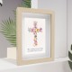 Mon cadre inspiration - Croix en fleurs