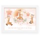 Cadre poster enfant girafon