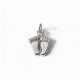 Pendentif Pieds de bébé en argent
