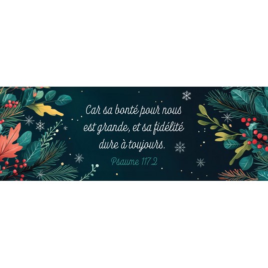 Signet Guirlande et boules de No&euml;l