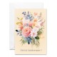 Carnet JA Bouquet de fleurs aquarelle