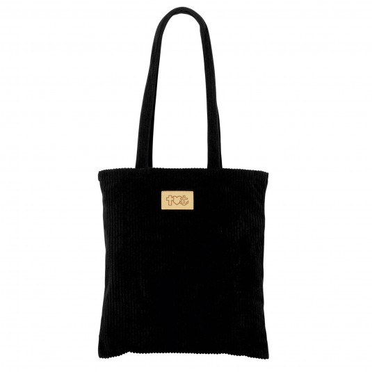 Tote-bag &laquo; Foi, Amour, Esp&eacute;rance &raquo; noir