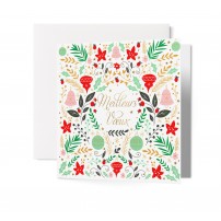 Carnet Carre Mv D&eacute;corations de No&euml;l scandinaves