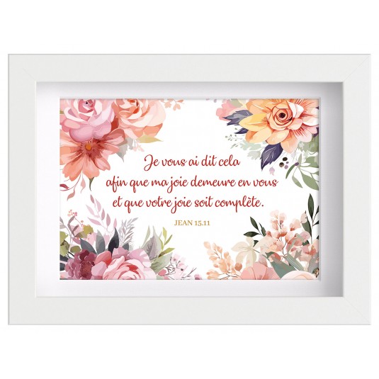 Mon cadre inspiration - Fleurs aquarelle