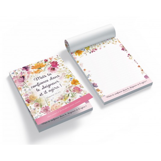 Bloc-note A6 Floral