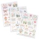 Lot de 3 planches d'autocollants - motifs chr&eacute;tiens