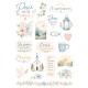 Lot de 3 planches d'autocollants - motifs chrétiens
