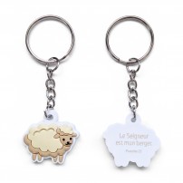 Porte-cl&eacute; PVC Mouton - Psaume 23