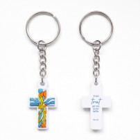 Porte-cl&eacute; PVC Croix - Phil. 4.13