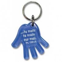 porte clé main (Bleu)