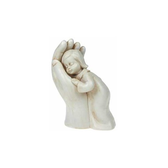 Figurine Fillette dans une main 10cm