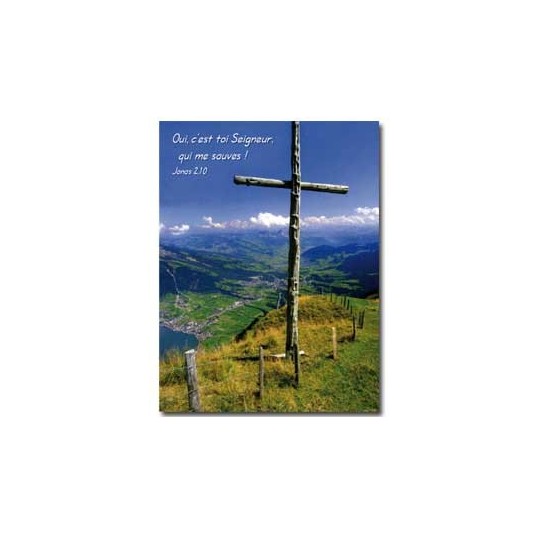 Minicarte Croix sur montagne