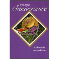 Cartes doubles anniversaire