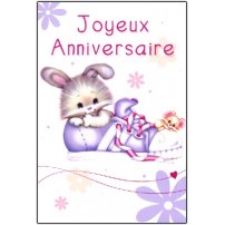 Cartes doubles anniversaire