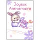Cartes doubles anniversaire