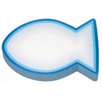 POST-IT EN FORME DE POISSON (BLEU)