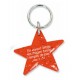 PORTE-CLES ETOILE (ROUGE)