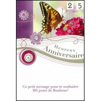 Cartes doubles anniversaire