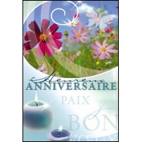 Cartes doubles anniversaire