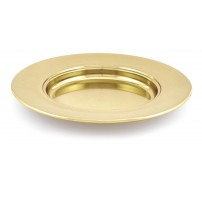 ASSIETTE A PAIN ALU DORE  Diamètre 26 cms
