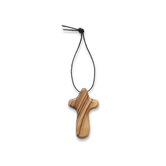 Petite croix en bois d'olivier 3x5cm