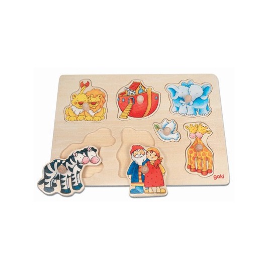 Puzzle bois Arche de Noé 7 pièces