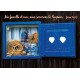 Carte VB - Volet bleu avec coeurs