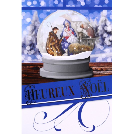 Carte Double Fin D'ann&eacute;e Lot de 6 cartes diff&eacute;rentes Joyeux N&euml;l