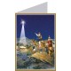 Carte de l'avent Mages se rendant à Béthéhem